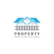 © rokhmatulloh - property logo illustration house real estate design vector