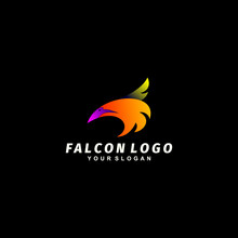Simple Modern And Abstract Phoenix Logo. Falcon, Eagle, Wings Icon