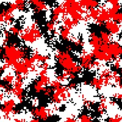 Canvas Print - abstract pixel texture with squares for banner, card, web or textile prints
