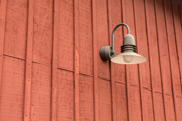 Wall Mural - Barn light on a warehouse wall