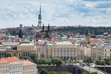 Panorama of Prague