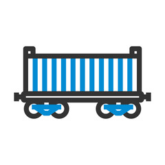 Poster - Railway Cargo Container Icon