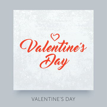 Happy Valentines Day calligraphy text. Good use for your postcard, card, invitation, banner design.