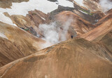 Fototapeta Natura - Kerlingarfjöll, a mountain range located in Iceland's central highlands