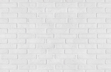  Brick white wall. Natural background with textured surface.