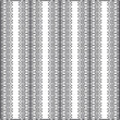 © t2k4 - Vector ethnic pattern with symmetrical elements . Repeating geometric tiles from striped elements.Monochrome texture.Black and white pattern for wallpapers and backgrounds.
