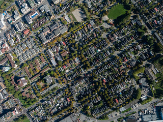Wall Mural - Stock aerial photo of Mount Pleasant Vancouver, Canada