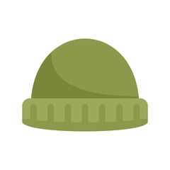 Sticker - Fisherman cap icon flat isolated vector