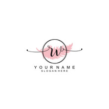 RV Initial Luxury Logo Design Collection