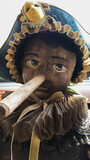 Fototapeta Desenie - Old wooden puppet Pinocchio