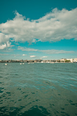 Wall Mural - The sea surrounding Ortigia, Siracusa, Sicily 