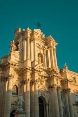 Wall Mural - Cathedral at Piazza Duomo in Siracusa, Sicily 