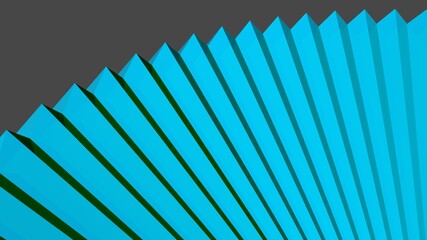 Poster - An abstract pattern of primitive shapes. Minimalism. Rendering an image.