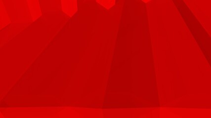 Poster - An abstract pattern of primitive shapes. Minimalism. Rendering an image.