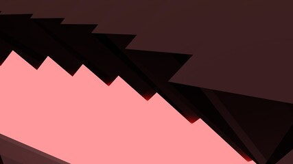 Poster - An abstract pattern of primitive shapes. Minimalism. Rendering an image.