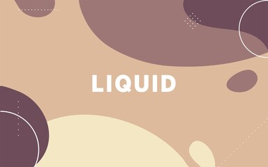 Wall Mural - modern abstract liquid color background banner design.