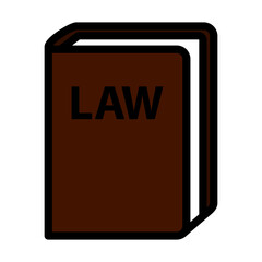 Wall Mural - Law Book Icon