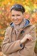 © aletia2011 - Close up portrait of beautiful woman in autumn park