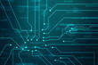 © Greentech - Abstract futuristic circuit board Illustration, Circuit board with various technology elements, Abstract speed technology concept, futuristic digital innovation background