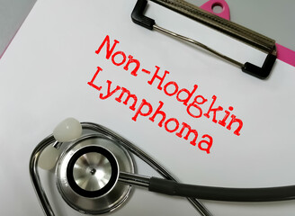 Sticker - Non-Hodgkin Lymphoma (NHL) term, health and medical concept