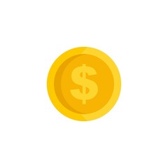 Poster - Marketing money circle icon flat isolated vector