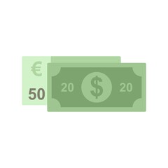 Aufkleber - Affiliate marketing money icon flat isolated vector