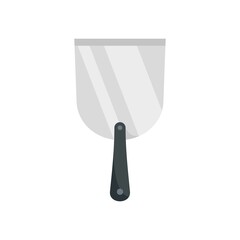 Canvas Print - Putty knife spatula icon flat isolated vector