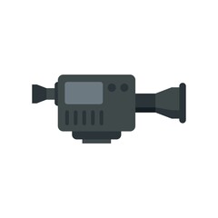 Poster - Tv digital camera icon flat isolated vector