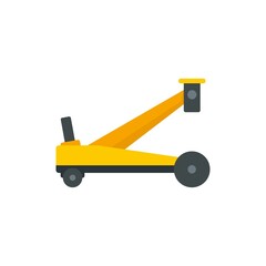 Poster - Jack-screw icon flat isolated vector