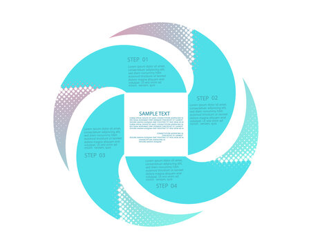 Abstract infographic template for business design	