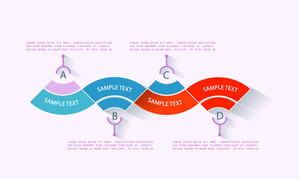 Abstract infographic template for business design	