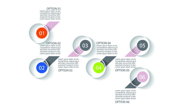 Abstract infographic template for business design	