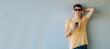 © carballo - young man with headphones and mobile phone