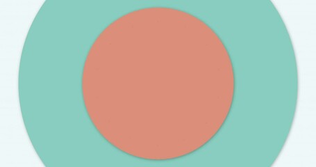 Wall Mural - colorful bright abstract circle screen loader or loop motion design for intro or translation. 4k res