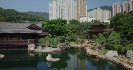 Wall Mural - Chi Lin Nunnery in Hong Kong