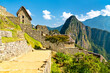 View of Machu Picchu, UNESCO world heritage in Peru