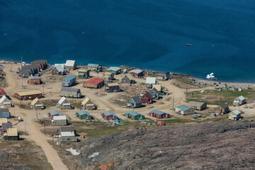 Wall Mural - Village of Cape Dorset Baffin Island Nunavut