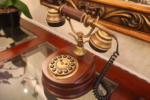 Vintage Telephone From A Bygone Era