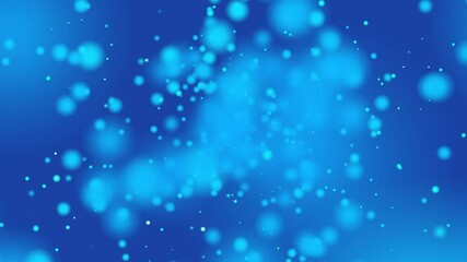 Wall Mural - metallic blue 4k motion background with flowing lights come from the center.