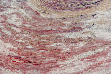 Poster - Flamingo Nests Lake Natron Tanzania