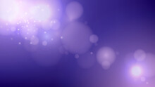 Realistic Bokeh Background. Purple Background With Bokeh Lights Effect. Horizontal Pastel Bokeh Background.