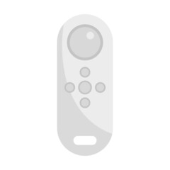 Poster - air conditioner remote control icon flat isolated vector
