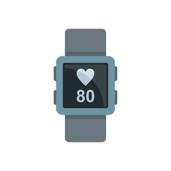 Canvas Print - Smartwatch icon flat isolated vector