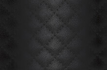 Luxury Black Metal Gradient Background With Distressed Natural, Genuine Animal Skin, Leather Texture.
