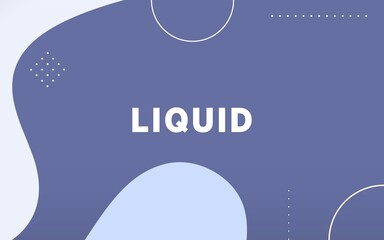 Wall Mural - modern abstract liquid color background with blue wave shape.