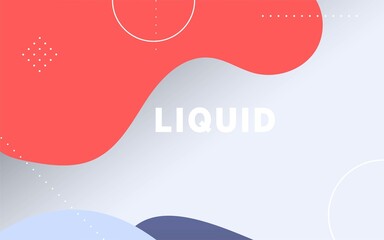 Wall Mural - modern abstract liquid color background with blue wave shape.