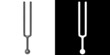 © Francesco Milanese - 3D rendering illustration of a diapason tuning fork
