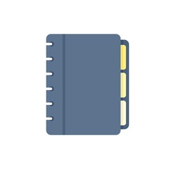 Poster - Syllabus planner icon flat isolated vector