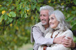© aletia2011 - Portrait of beautiful senior couple in the park