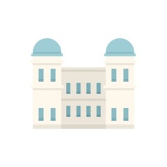 Poster - tourism sightseeing icon flat isolated vector